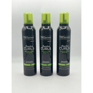 (3) TRESemme Flawless Curls Moisturizer Mousse 10.5 oz New